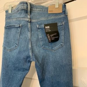 PAIGE Brand New Federal Slim Straight Jeans-Vintage Wash
